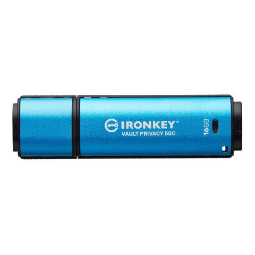 Kingston Kingston IronKey Vault Privacy 50 Series USB Flash Drive - 16GB - USB-C