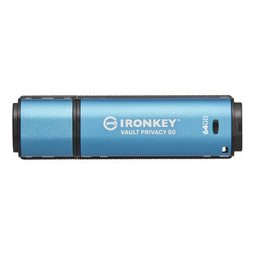 Kingston Kingston IronKey Vault Privacy 50 Series USB Flash Drive - 64GB - USB-A