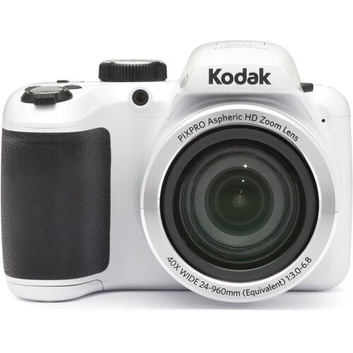 Kodak PIXPRO AZ401 40x Mega Zoom Bridge Camera - White