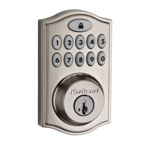 Kwikset 914 SmartCode Electronic Deadbolt with Zigbee Technology - Satin Nickel