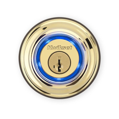 Kwikset Kevo Touch-to-Open Smart Lock, 2nd Gen - Polished Brass