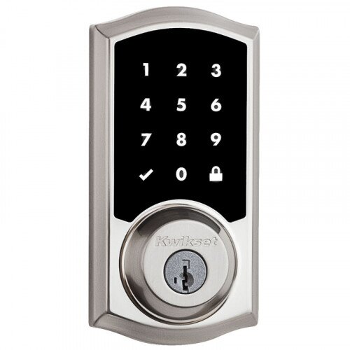 Kwikset SmartCode 915 Touchscreen Electronic Deadbolt - Satin Nickel