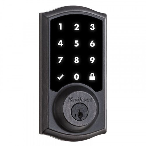 Kwikset SmartCode 915 Touchscreen Electronic Deadbolt - Venetian Bronze
