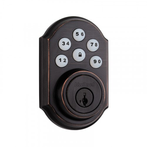 Kwikset SmartCode Electronic Deadbolt - Venetian Bronze
