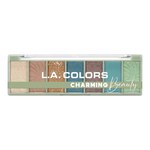 L.A. COLORS Alluring Beauty 7 Color Eyeshadow Palette - Charming