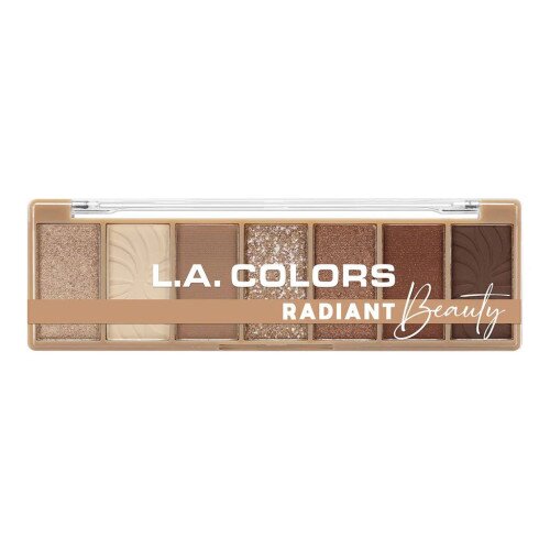 L.A. COLORS Alluring Beauty 7 Color Eyeshadow Palette - Radiant