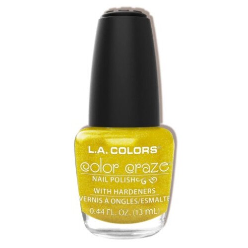 L.A. COLORS Color Craze Nail Polish (CNP500-645) - Lemon