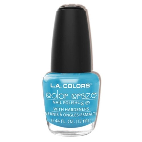 L.A. COLORS Color Craze Nail Polish (CNP500-645) - Baby Blue