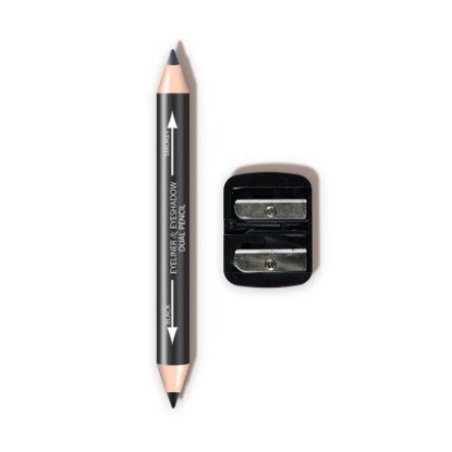 L.A. COLORS Dual Liner & Shadow Pencil W / Sharpener (carded) - Smokey