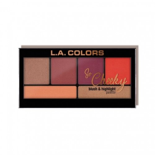 L.A. COLORS So Cheeky Blush And Highlight Palette