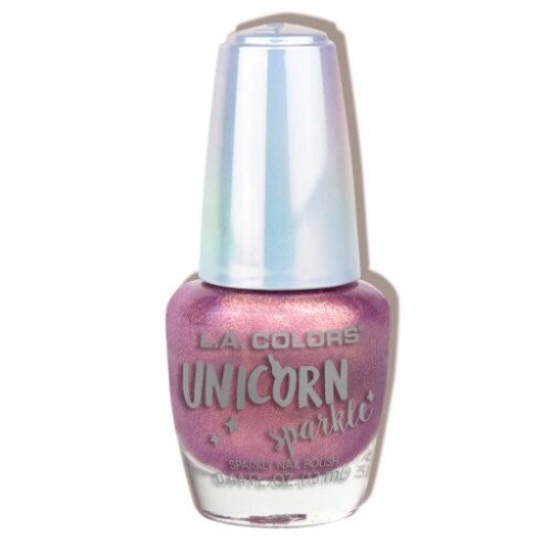 L.A. COLORS Unicorn Sparkle Nail Polish - Candy Cloud