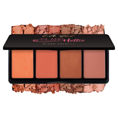 L.A. Girl Cosmetics Fanatic Blush Palette - Island Hottie