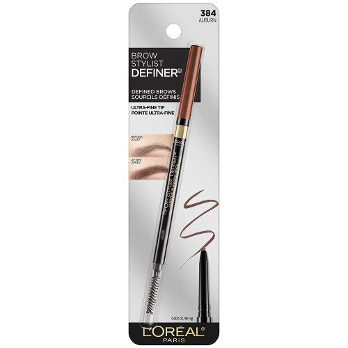 L'Oreal Paris Brow Stylist Definer Mechanical Waterproof Eyebrow Pencil - Auburn