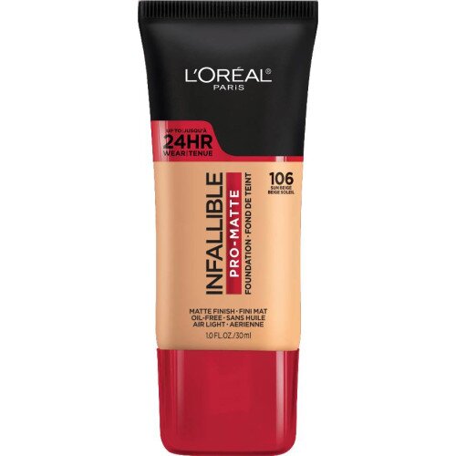 L'Oreal Paris Infallible Pro-Matte Foundation - Sun Beige 106