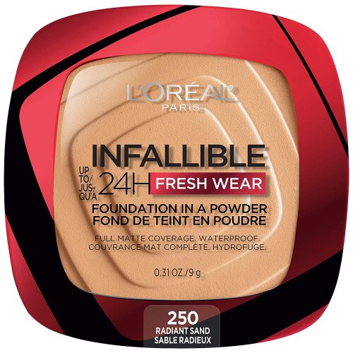 L'Oreal Paris Infallible Up to 24H Fresh Wear Foundation in a Powder - Radiant Sand