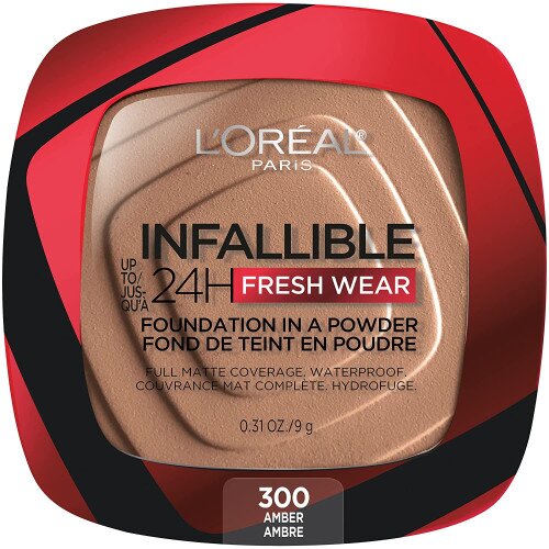 L'Oreal Paris Infallible Up to 24H Fresh Wear Foundation in a Powder - Amber