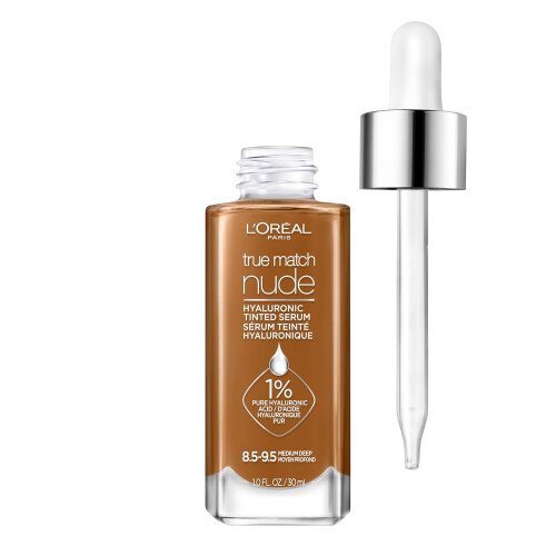L'Oreal Paris True Match Nude Hyaluronic Tinted Serum Foundation - Medium Deep 8.5-9.5