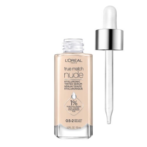L'Oreal Paris True Match Nude Hyaluronic Tinted Serum Foundation - Very Light 0.5-2