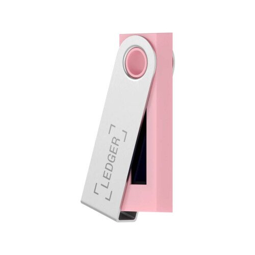 Ledger Nano S Cryptocurrency Hardware Wallet - Flamingo Pink