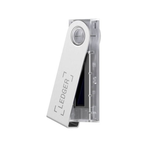 Ledger Nano S Cryptocurrency Hardware Wallet - Transparent