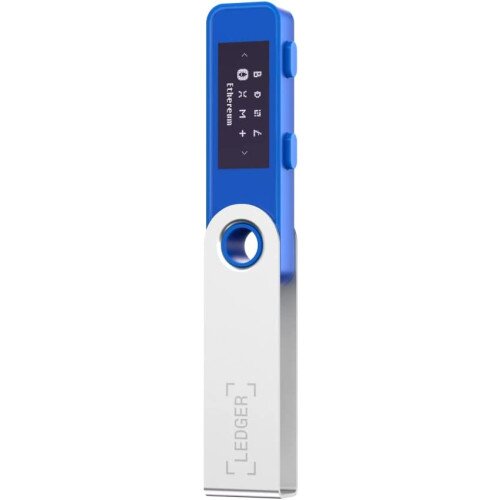 Ledger Nano S Plus Crypto Hardware Wallet - Deepsea Blue