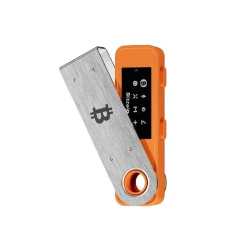 Ledger Nano S Plus Crypto Hardware Wallet - BTC Orange