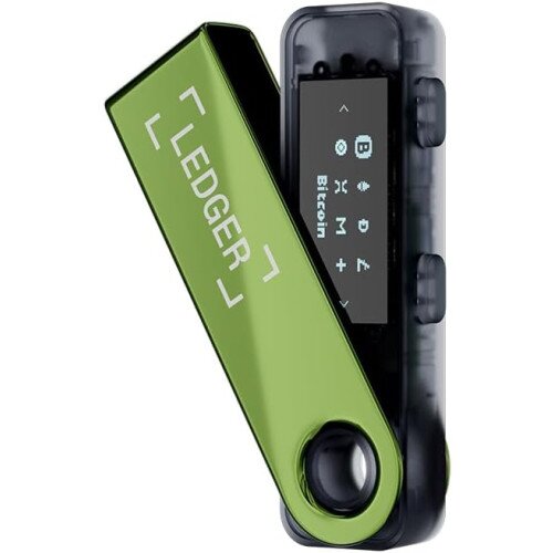 Ledger Nano S Plus Crypto Hardware Wallet - Oxidate Green