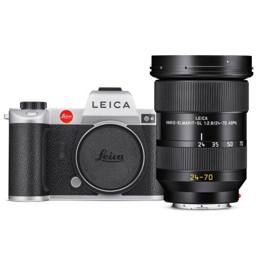 Leica SL2 Mirrorless Camera Bundle with Vario-Elmarit-SL 24-70 f/2.8 ASPH Lens (Silver)