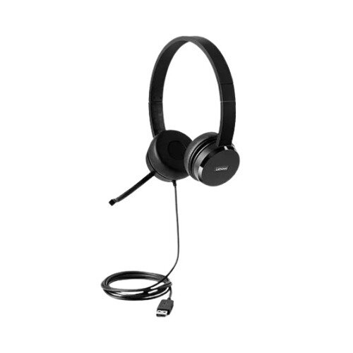 Lenovo 100 Stereo USB Wired Headset