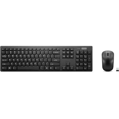 Lenovo 100 USB-A Wireless Combo Keyboard and Mouse - US English