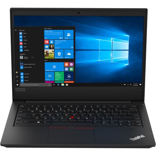 Lenovo ThinkPad E490 (14") Laptop - 8th Gen Intel Core i3-8145U - 500GB HDD - 8GB DDR4 - 14.0” HD (1366 x 768) Anti-Glare - Windows 10 Home 64 - Black