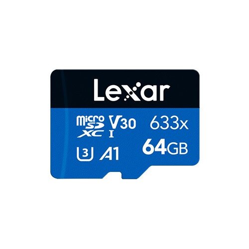 Lexar High-Performance 633x MicroSDHC/MicroSDXC UHS-I Card - 64GB