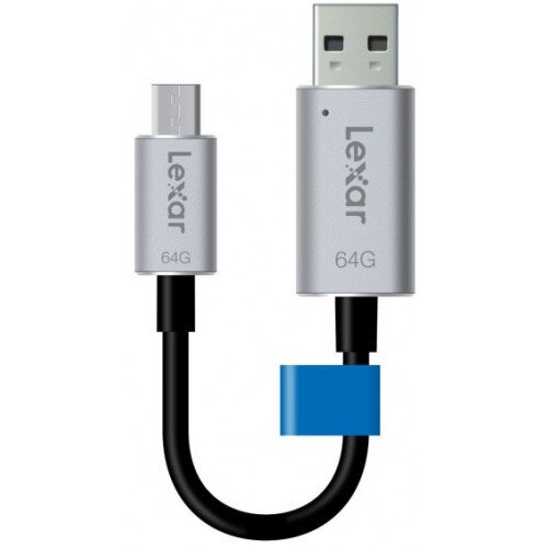 Lexar JumpDrive C20m Micro-USB Flash Drive - 64GB