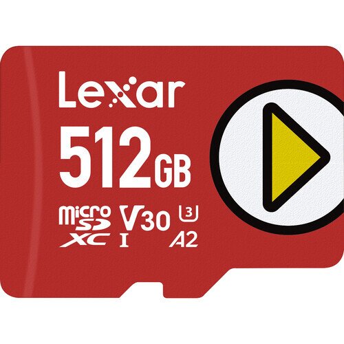 Lexar PLAY microSDXC UHS-I Memory Card - 512GB - Single