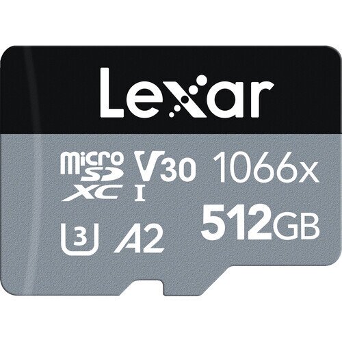 Lexar Professional 1066x MicroSDXC UHS-I Card SILVER Series - 512GB
