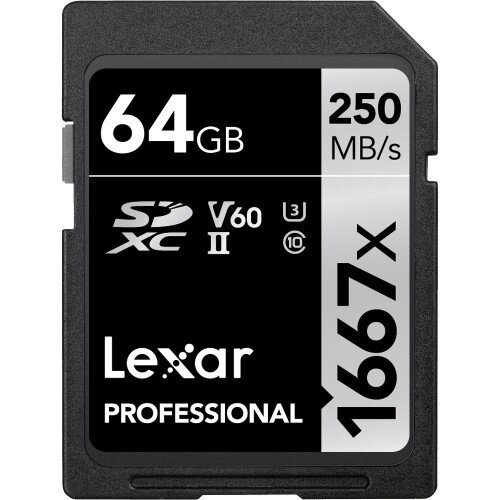 Lexar Professional 1667x SDXC UHS-II Card SILVER Series