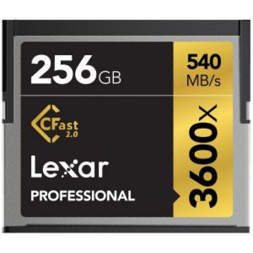 Lexar Professional 3600x CFast 2.0 Card - 256GB
