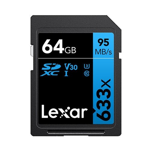 Lexar Professional 633x SDHC/SDXC UHS-I Card - 64GB