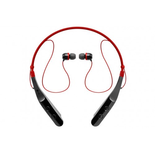 LG Tone Triumph Bluetooth Wireless Stereo Headset - Black Red