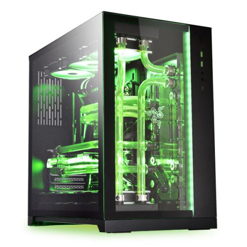 LIAN LI Dynamic Razer Edition PC-O11 Tempered Glass ATX Mid Tower Computer Case