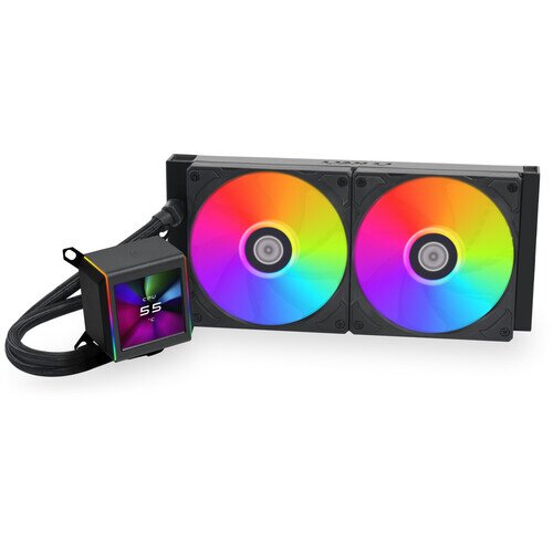 LIAN LI GA II LCD 280 AIO Cooler - Black