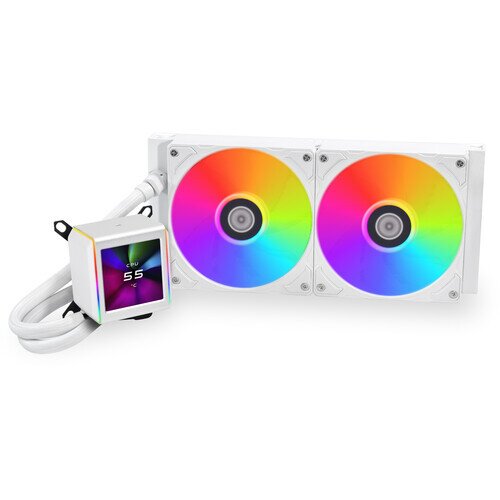LIAN LI GA II LCD 280 AIO Cooler - White