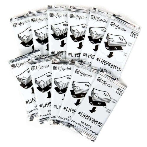Lifeprint Photo Paper 2x3 - Sticky Back 110 Pack