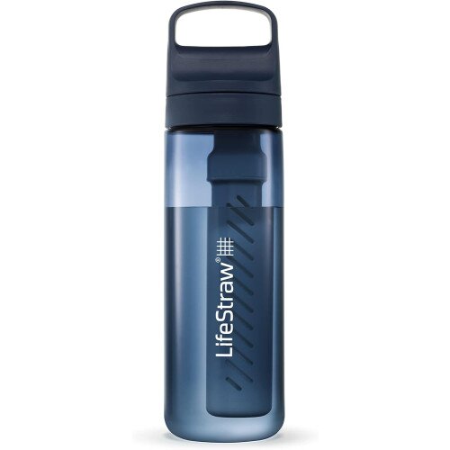 LifeStraw Go Series 22 oz BPA Free Water Filter Bottle - Aegean Sea
