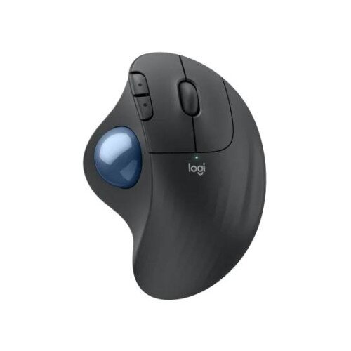 Logitech ERGO M575S Wireless Trackball Mouse - Graphite / Blue