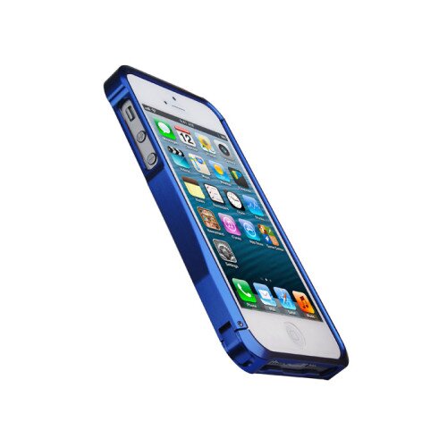 LUXA2 Alum Luxe iPhone 5/5s Aluminum Bumper Case - Metallic Blue