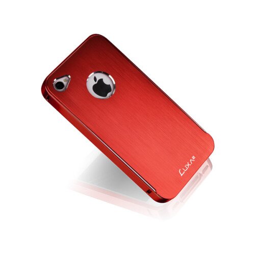 LUXA2 Alum X iPhone 4/4S Case - Metallic Red
