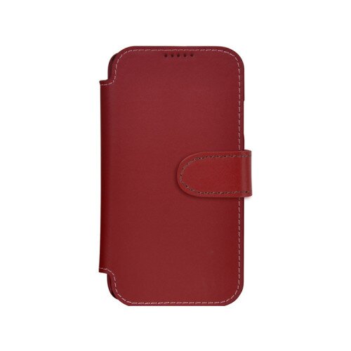 LUXA2 Chief Samsung GALAXY S4 Leather Wallet Case - Red