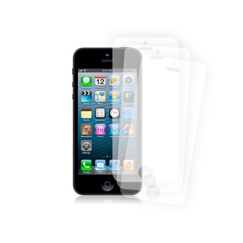 LUXA2 HC iPhone 5 Screen Protector - Front Coverage Film / Three-Piece Back Coverage Film