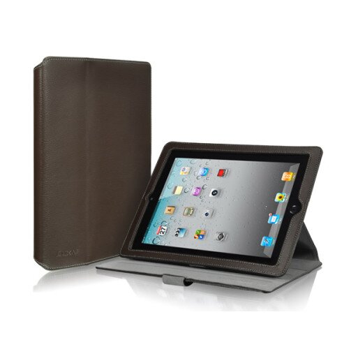 LUXA2 iPad 2 Metis Leather Stand Case without Automatic On/Off Function - Brown